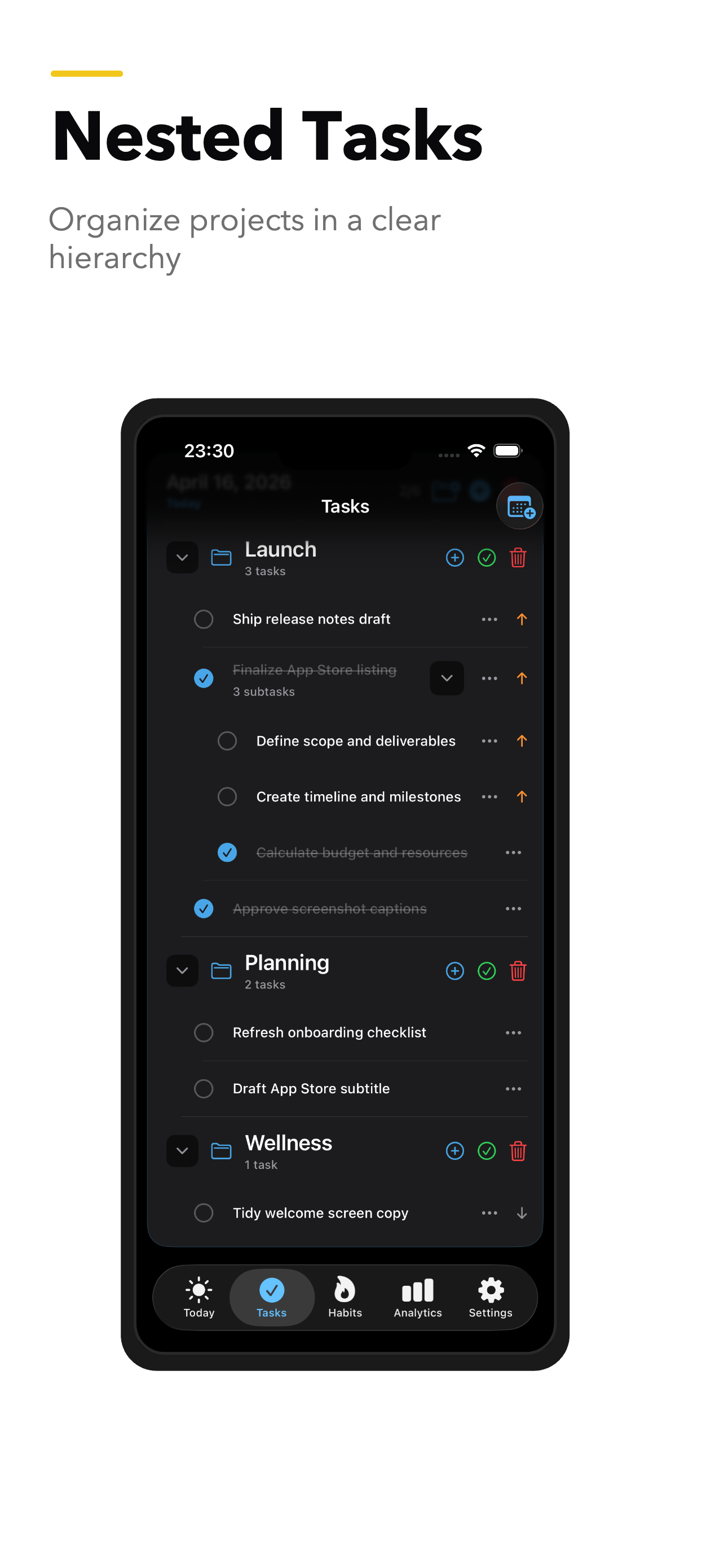 LifeManager iphone screenshot 2