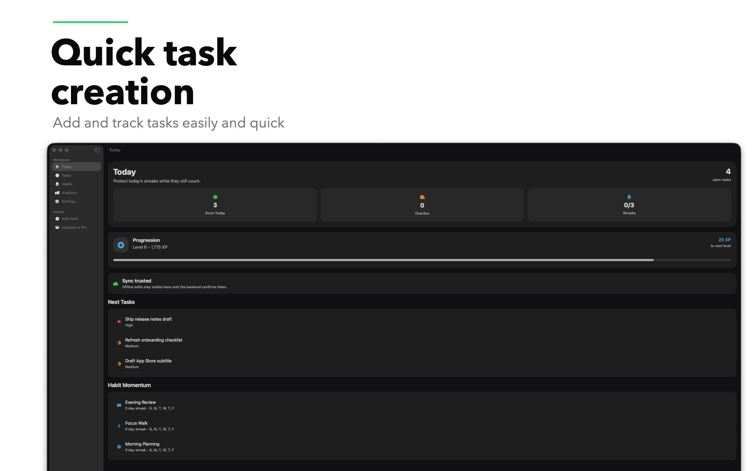 LifeManager macos screenshot 1